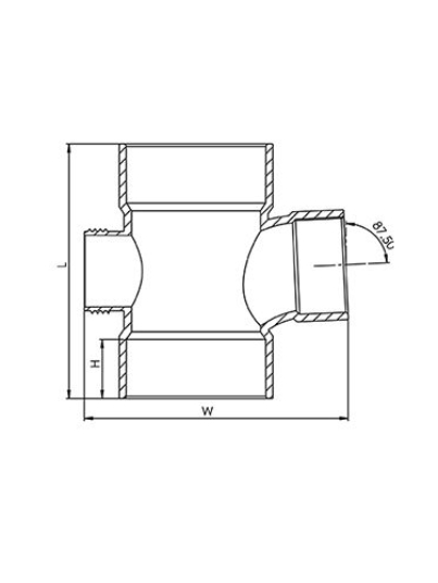 tee-87.5-reducer-with-access-door-2D