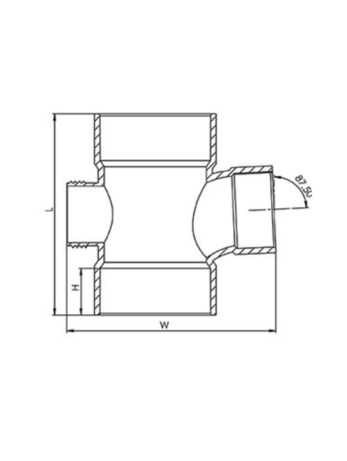 tee-87.5-reducer-with-access-door-2D